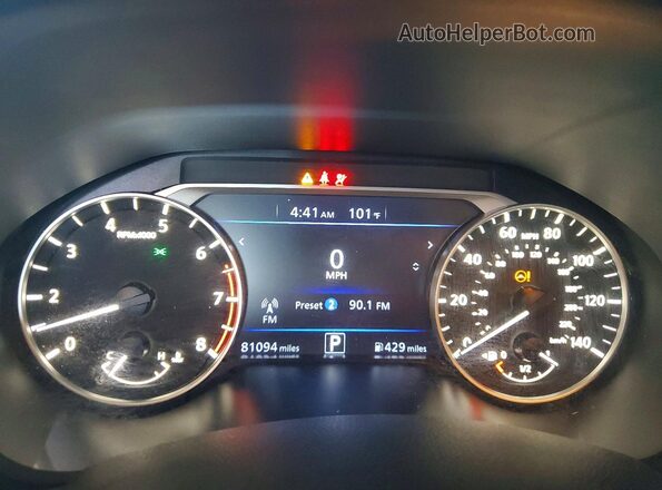 1N4BL4CW5MN332862 2021 NISSAN ALTIMA Черный Вид щитка приборов
