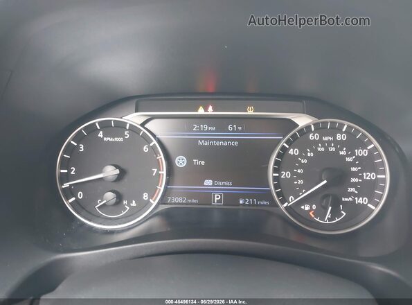 1N4BL4CW6KC141508 2019 NISSAN ALTIMA Gray Widok tylnych siedzeń