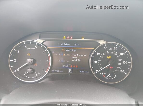 1N4BL4CW7SN347909 2025 NISSAN ALTIMA Light Blue უკანა სავარძლების ხედი