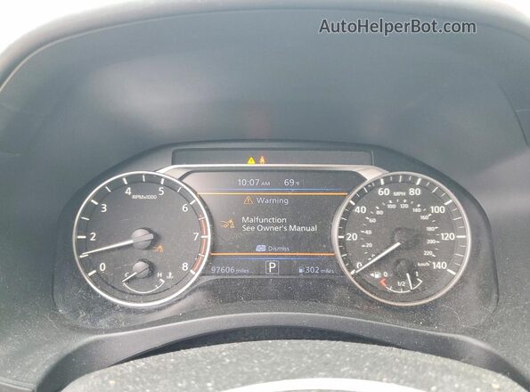 1N4BL4CW8LC120743 2020 NISSAN ALTIMA Gray ხელსაწყოთა პანელის ხედი