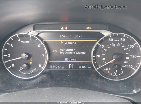 1N4BL4DV0MN409658 2021 NISSAN ALTIMA Silver Widok tylnych siedzeń