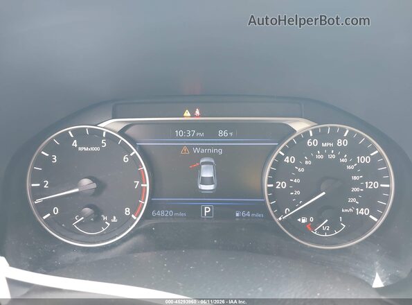 1N4BL4DV0NN326281 2022 NISSAN ALTIMA Серый Вид задних сидений