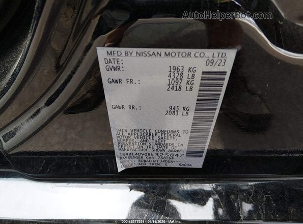 1N4BL4DV0RN325847 2024 NISSAN ALTIMA Black 