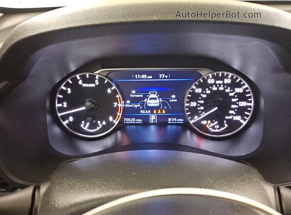 1N4BL4DV0RN406847 2024 NISSAN ALTIMA Gray ხელსაწყოთა პანელის ხედი