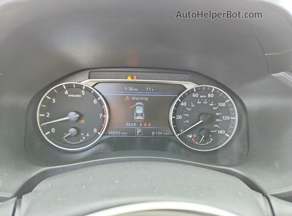 1N4BL4DV0SN335011 2025 NISSAN ALTIMA Burgundy Սարքավորումների վահանակի տեսք