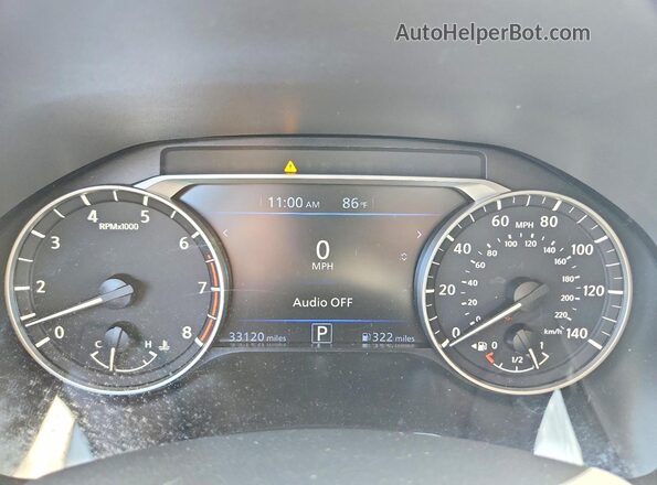 1N4BL4DV0SN386864 2025 NISSAN ALTIMA Silver Widok zestawu wskaźników