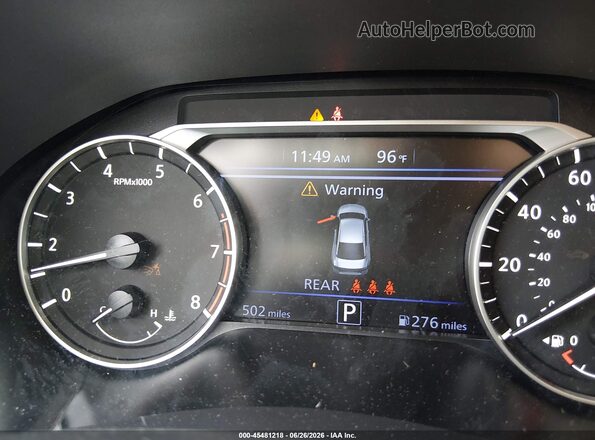 1N4BL4DV0TN330280 2026 NISSAN ALTIMA Серый Вид задних сидений