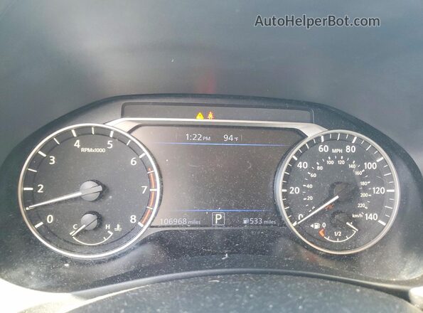 1N4BL4DV1LC246366 2020 NISSAN ALTIMA Black Instrument cluster view