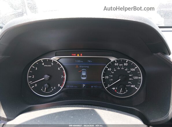 1N4BL4DV1SN347717 2025 NISSAN ALTIMA White უკანა სავარძლების ხედი