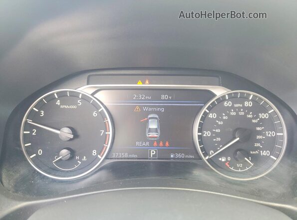 1N4BL4DV1SN368633 2025 NISSAN ALTIMA Gray Սարքավորումների վահանակի տեսք