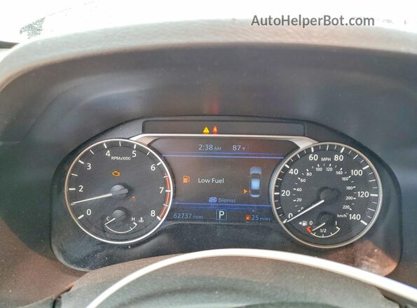 1N4BL4DV2NN346502 2022 NISSAN ALTIMA Gray Вид щитка приладів