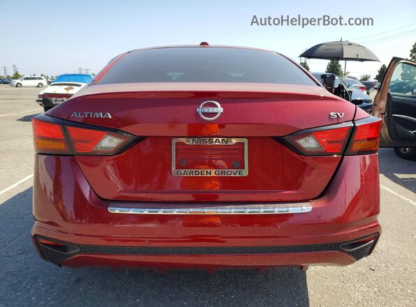 1N4BL4DV2PN351301 2023 NISSAN ALTIMA Red Вид ззаду