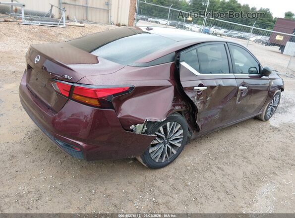 1N4BL4DV2RN372622 2024 NISSAN ALTIMA Burgundy Задня права чверть