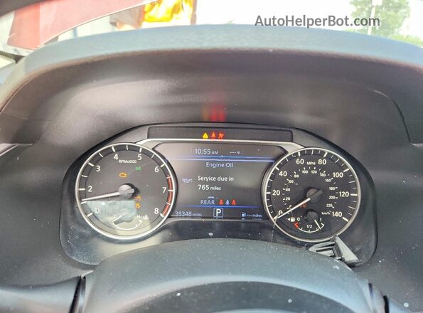 1N4BL4DV2SN333440 2025 NISSAN ALTIMA Burgundy Instrument cluster view