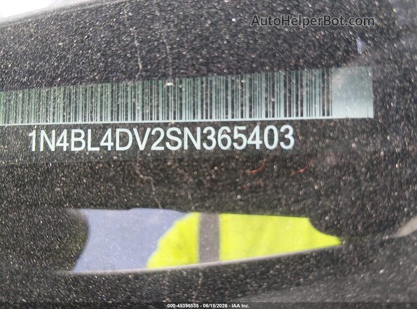 1N4BL4DV2SN365403 2025 NISSAN ALTIMA Gray ძრავის განყოფილების ხედი