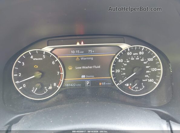 1N4BL4DV3KC147871 2019 NISSAN ALTIMA Красный Вид задних сидений