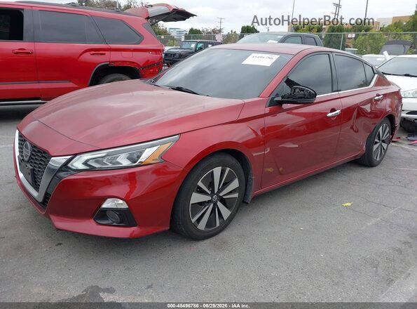 1N4BL4DV3LC201302 2020 NISSAN ALTIMA Red წინა მარცხენა ხედი სამი მეოთხედიდან