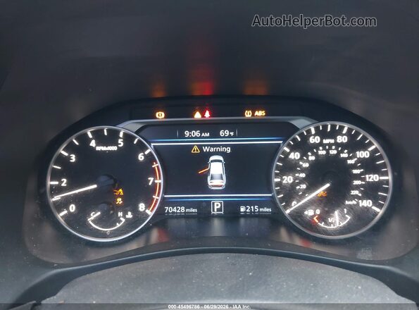 1N4BL4DV3LC201302 2020 NISSAN ALTIMA Red უკანა სავარძლების ხედი