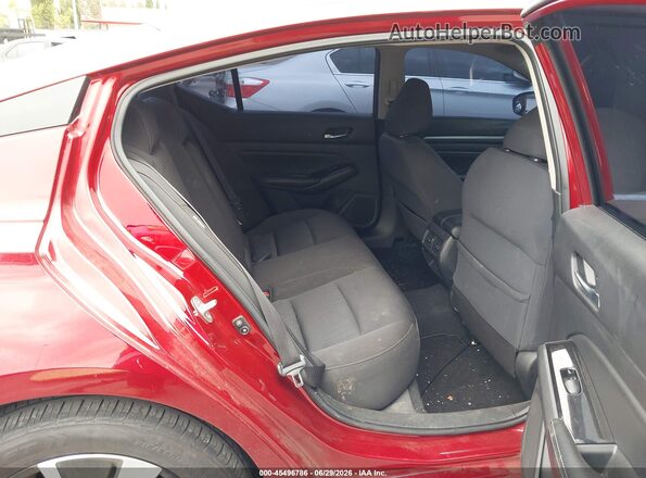 1N4BL4DV3LC201302 2020 NISSAN ALTIMA Red VIN კოდის სტიკერის ხედი