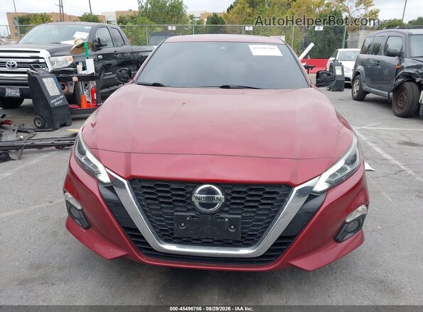 1N4BL4DV3LC201302 2020 NISSAN ALTIMA Red უკანა სალონის ხედი