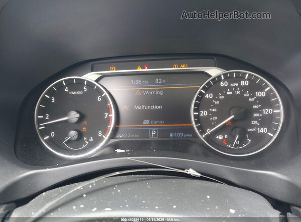 1N4BL4DV3NN349571 2022 NISSAN ALTIMA Gray Հետևի նստատեղերի տեսք