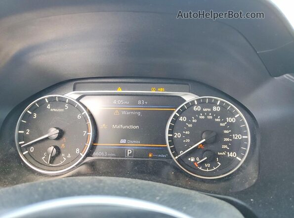 1N4BL4DV3RN434058 2024 NISSAN ALTIMA Белый Вид щитка приборов