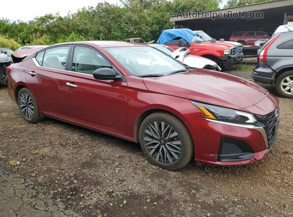 1N4BL4DV3SN300673 2025 NISSAN ALTIMA Maroon VIN կոդի պիտակի տեսք