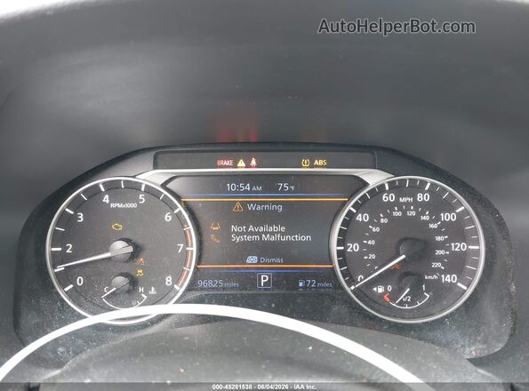 1N4BL4DV4MN411638 2021 NISSAN ALTIMA Черный Вид задних сидений