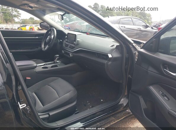 1N4BL4DV4NN319754 2022 NISSAN ALTIMA Black Widok wnętrza z przodu