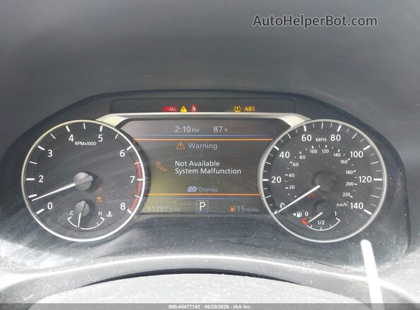 1N4BL4DV4NN369344 2022 NISSAN ALTIMA Серый Вид задних сидений