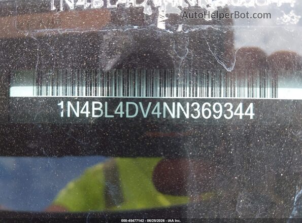 1N4BL4DV4NN369344 2022 NISSAN ALTIMA Серый 