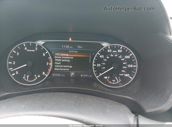 1N4BL4DV4PN324052 2023 NISSAN ALTIMA Gray Widok tylnych siedzeń