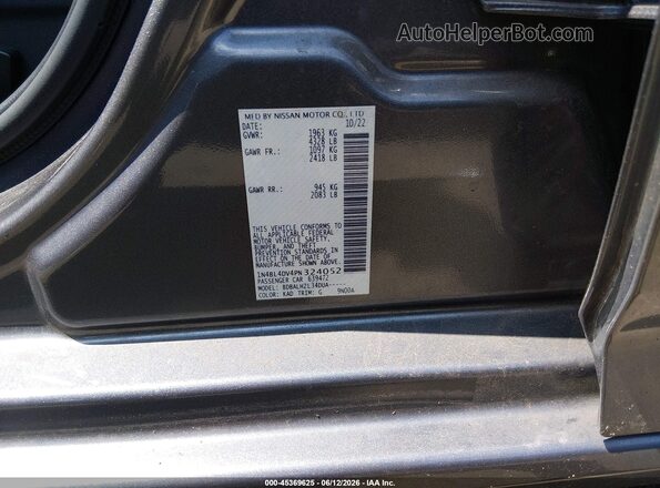 1N4BL4DV4PN324052 2023 NISSAN ALTIMA Gray Widok komory silnika