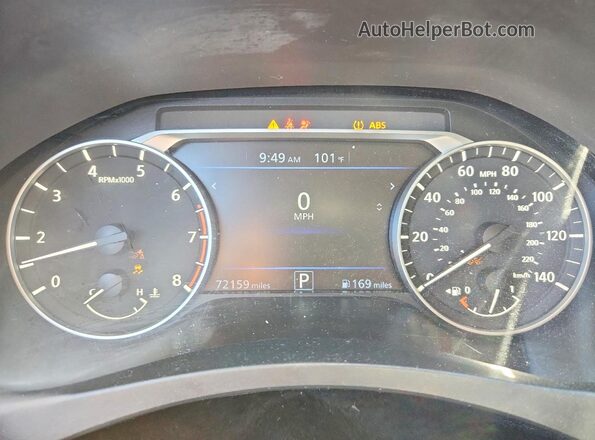 1N4BL4DV4PN345340 2023 NISSAN ALTIMA Gray ხელსაწყოთა პანელის ხედი