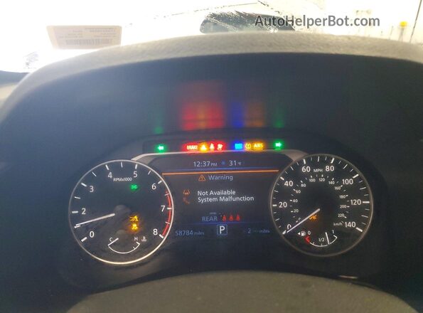 1N4BL4DV4RN345552 2024 NISSAN ALTIMA Silver ხელსაწყოთა პანელის ხედი
