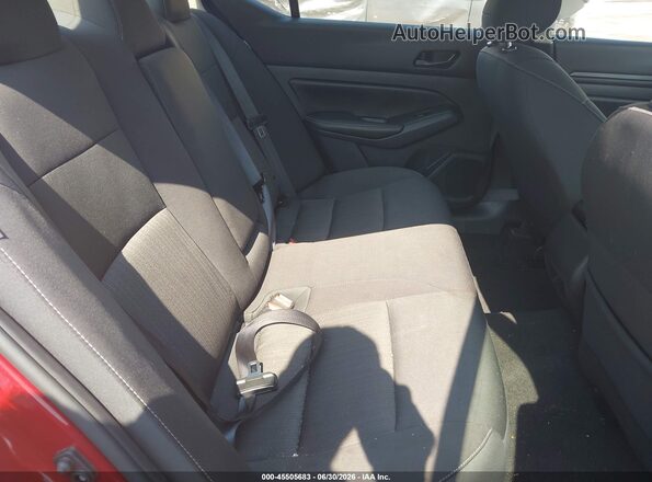 1N4BL4DV4SN302903 2025 NISSAN ALTIMA Red VIN sticker view