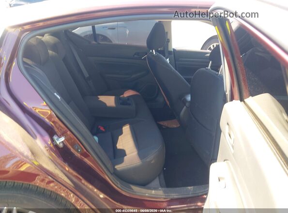 1N4BL4DV4SN336842 2025 NISSAN ALTIMA Maroon VIN կոդի պիտակի տեսք