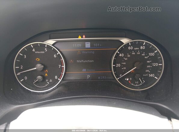 1N4BL4DV4SN343726 2025 NISSAN ALTIMA White უკანა სავარძლების ხედი