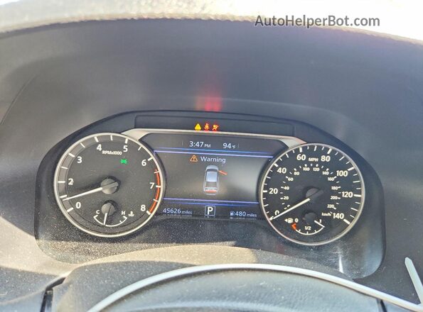 1N4BL4DV5RN413809 2024 NISSAN ALTIMA White Vista del cuadro de instrumentos