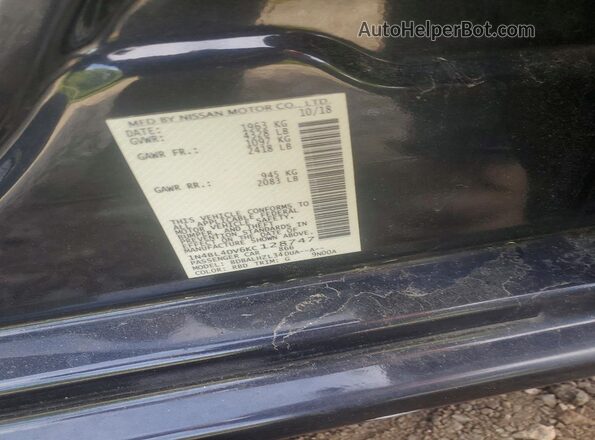 1N4BL4DV6KC128747 2019 NISSAN ALTIMA Charcoal Vista del compartimento del motor
