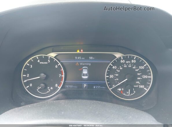 1N4BL4DV6NN330271 2022 NISSAN ALTIMA Black Հետևի նստատեղերի տեսք
