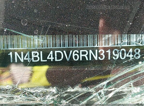 1N4BL4DV6RN319048 2024 NISSAN ALTIMA Бордовый Вид подкапотного пространства