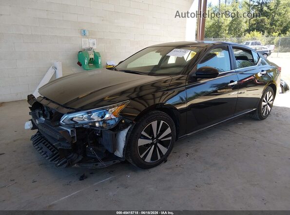 1N4BL4DV7NN317349 2022 NISSAN ALTIMA Black Առջևի ձախ երեք քառորդ տեսարան