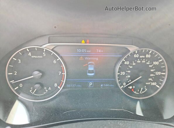 1N4BL4DV7PN410150 2023 NISSAN ALTIMA Белый Вид щитка приборов