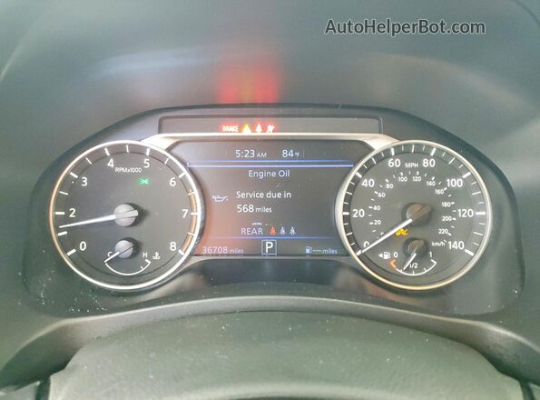 1N4BL4DV7SN319162 2025 NISSAN ALTIMA White ხელსაწყოთა პანელის ხედი