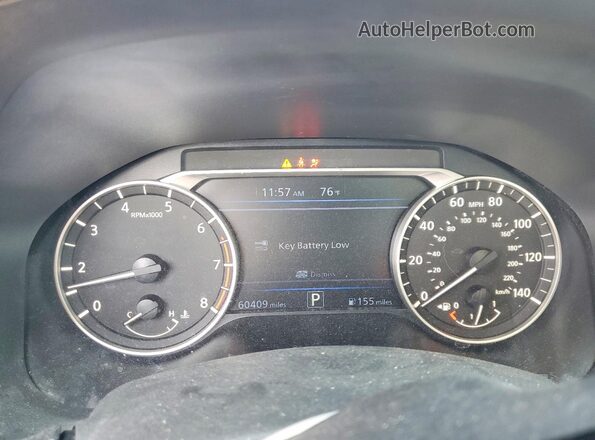 1N4BL4DV8KC132489 2019 NISSAN ALTIMA Красный Вид щитка приборов