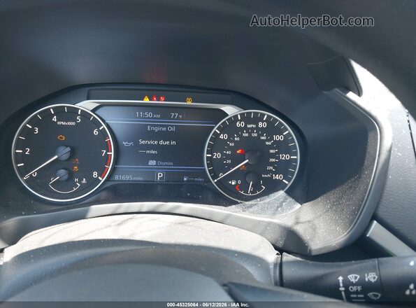 1N4BL4DV8NN314265 2022 NISSAN ALTIMA Silver Հետևի նստատեղերի տեսք