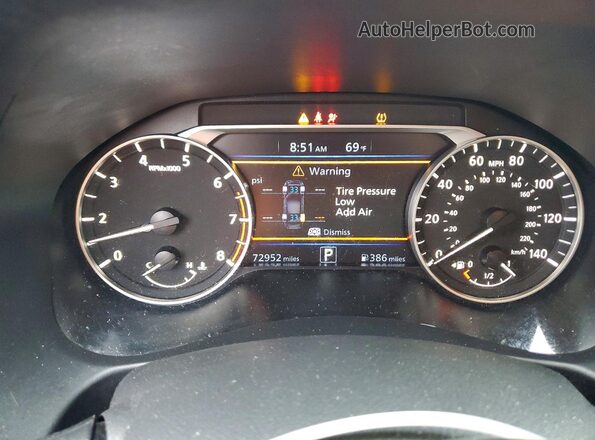 1N4BL4DV8NN391167 2022 NISSAN ALTIMA Gray Widok zestawu wskaźników