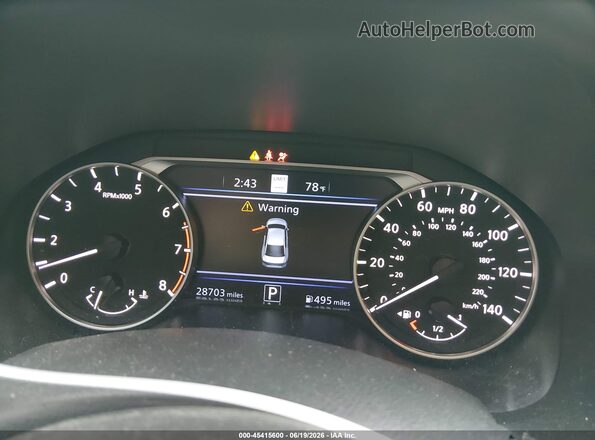 1N4BL4DV8RN434802 2024 NISSAN ALTIMA Бордовый Вид задних сидений