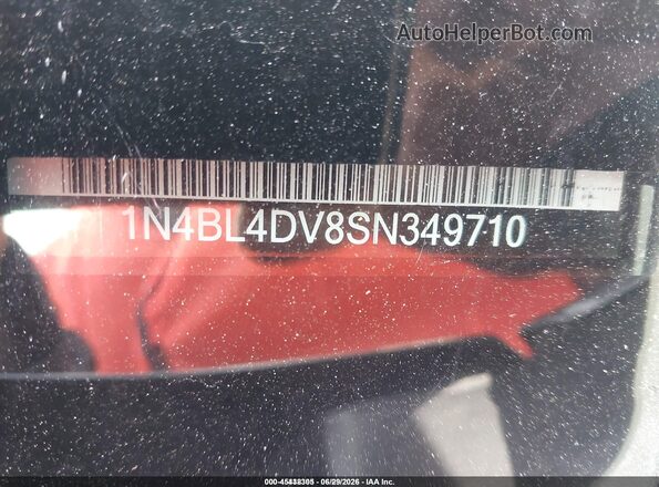 1N4BL4DV8SN349710 2025 NISSAN ALTIMA  Շարժիչի բաժամունքի տեսք